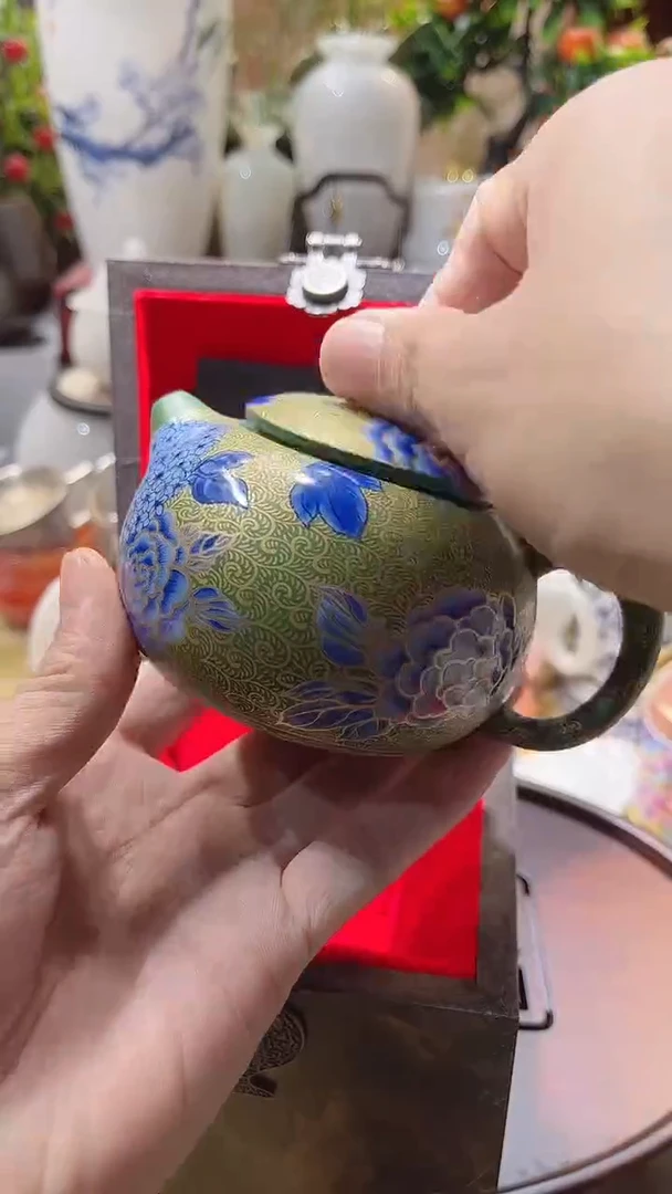 瓷片德艺茶器直播间@@绿紫砂