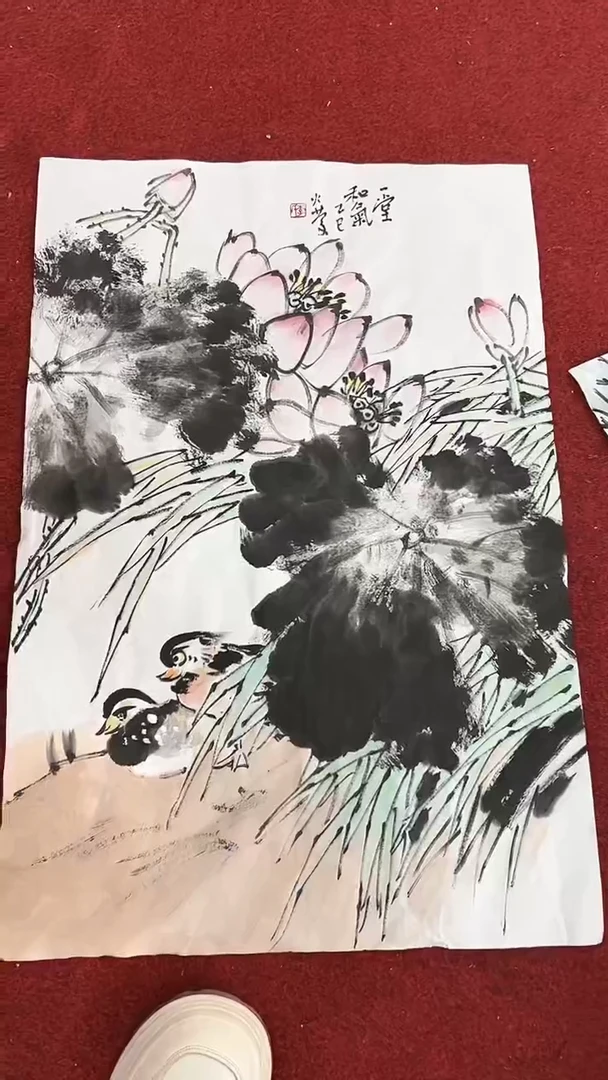 国画李火庆/国画/花鸟