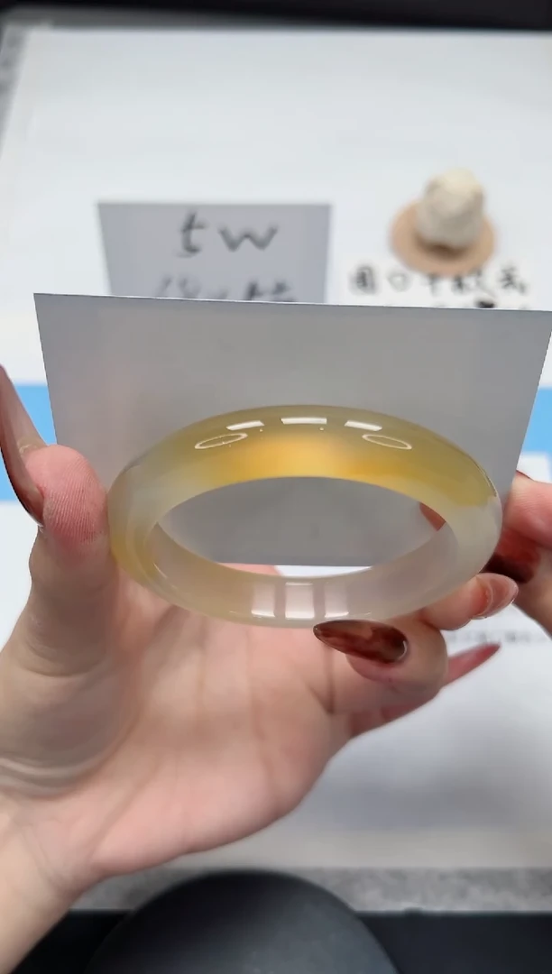 【闪购商品】玛瑙/玉髓手镯未镶嵌232/香槟57.1