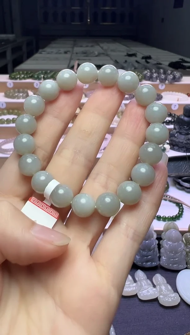 未镶嵌手链和田玉87号链接卡10mm