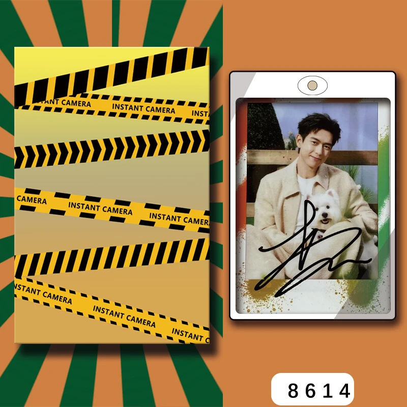D8614【李现】 正品拍立得照片 涂鸦