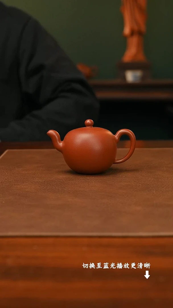 茶壶紫砂佘益君一粒珠 生砂朱泥150cc