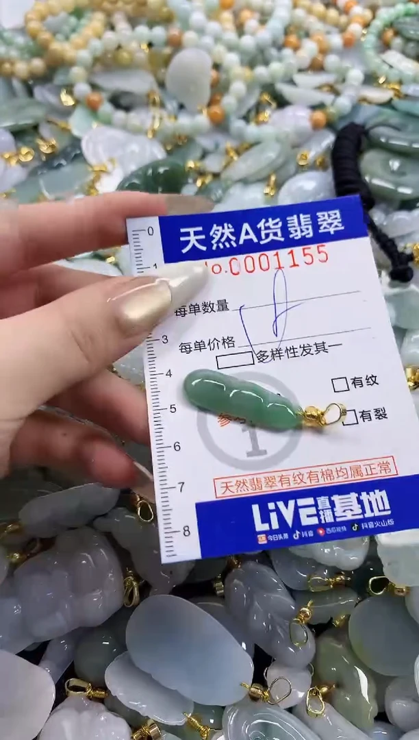 颈饰未镶嵌翡翠天然A货翡翠