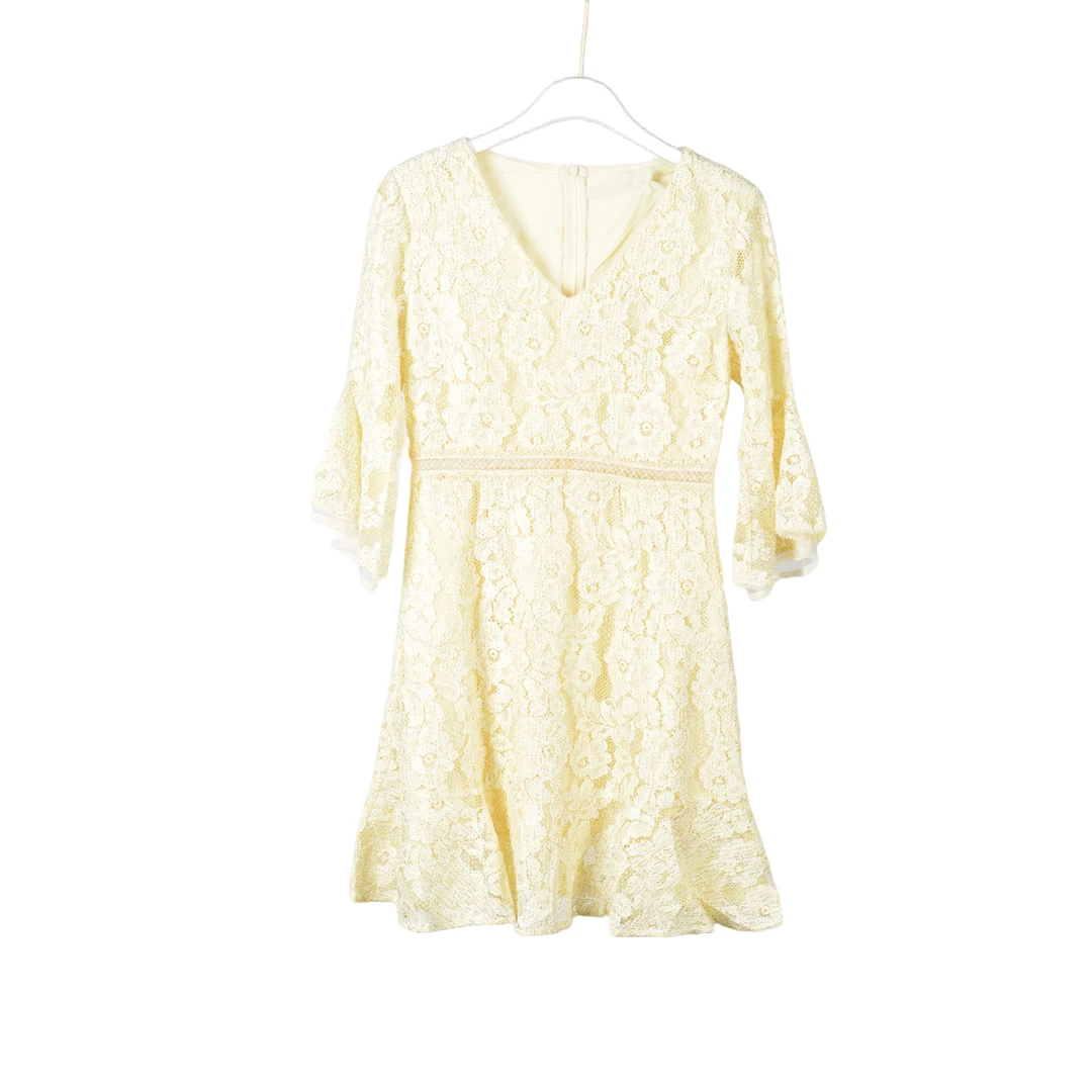 【专柜捡漏F-2】深圳设计师OKB-连衣裙Y111-米白正码