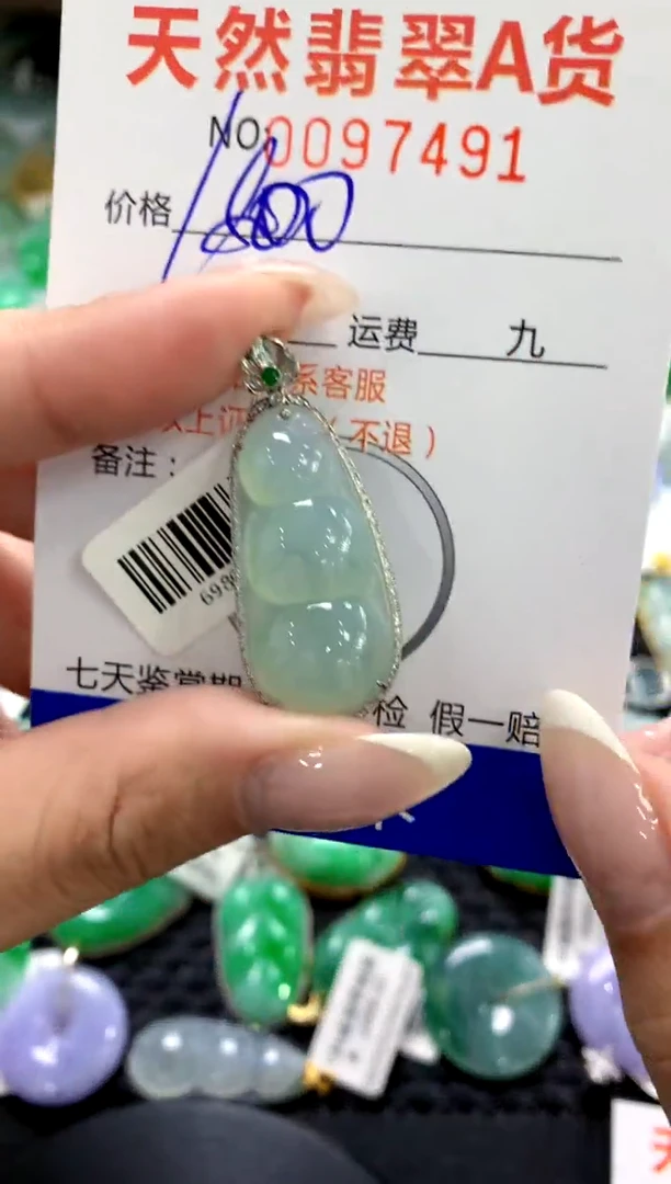 翡翠18K金镶嵌颈饰1111111111111111