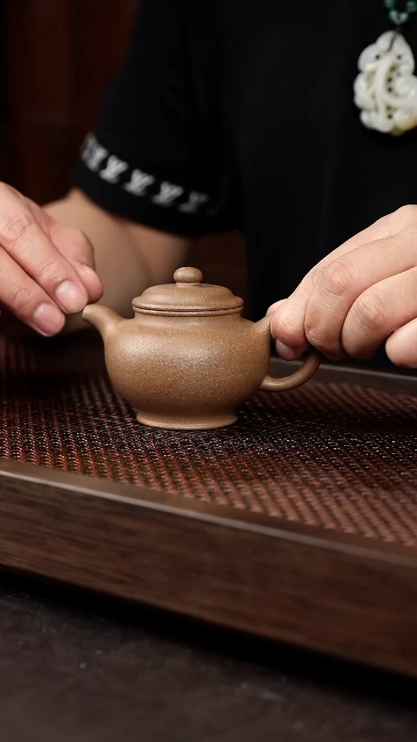 茶壶紫砂芝麻绿掇只