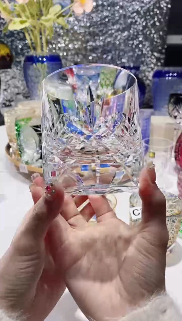 【闪购商品】水晶玻璃无手柄款k9繁华加大版600g