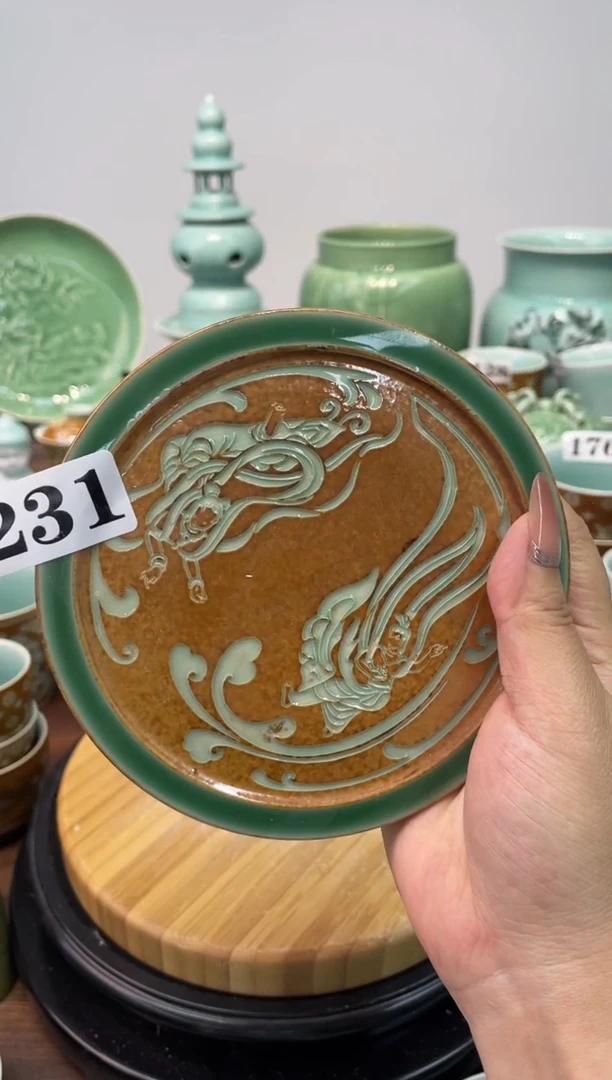纯手工  慧仙青瓷 龙泉青瓷大促