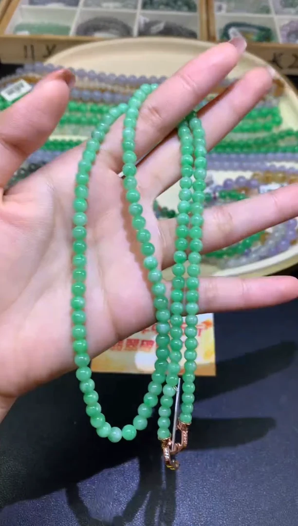 未镶嵌手链翡翠珠链A211|3800