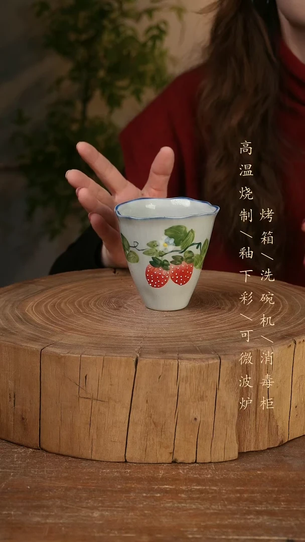 碗瓷景德镇手工手绘高温瓷釉下彩