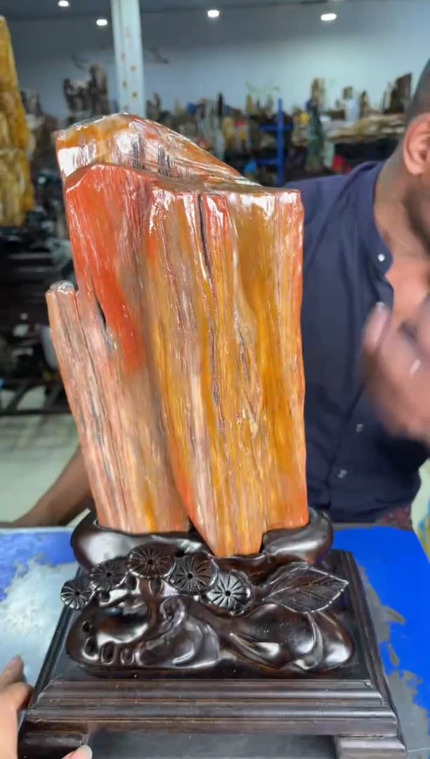 【闪购商品】硅化玉摆件未镶嵌92