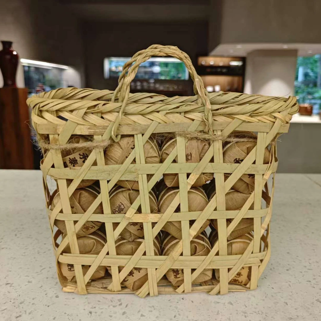 竹篮茶2017年普洱熟茶588g