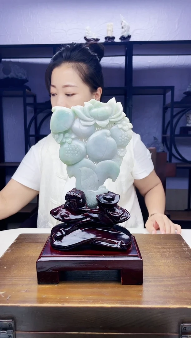未镶嵌定制翡翠毛货09240118