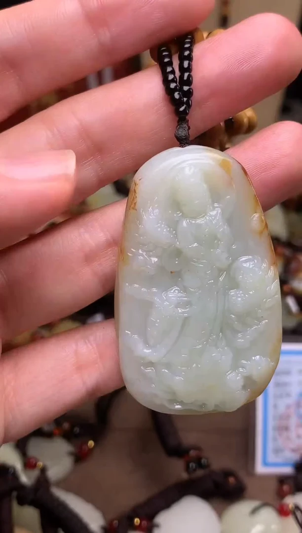 颈饰未镶嵌和田玉新疆料青海料清水和田玉吊坠