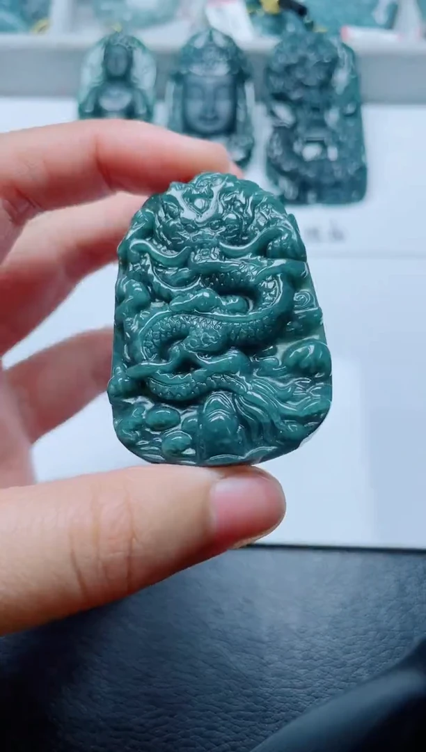 颈饰未镶嵌翡翠多样性发货随机发货-龙牌68