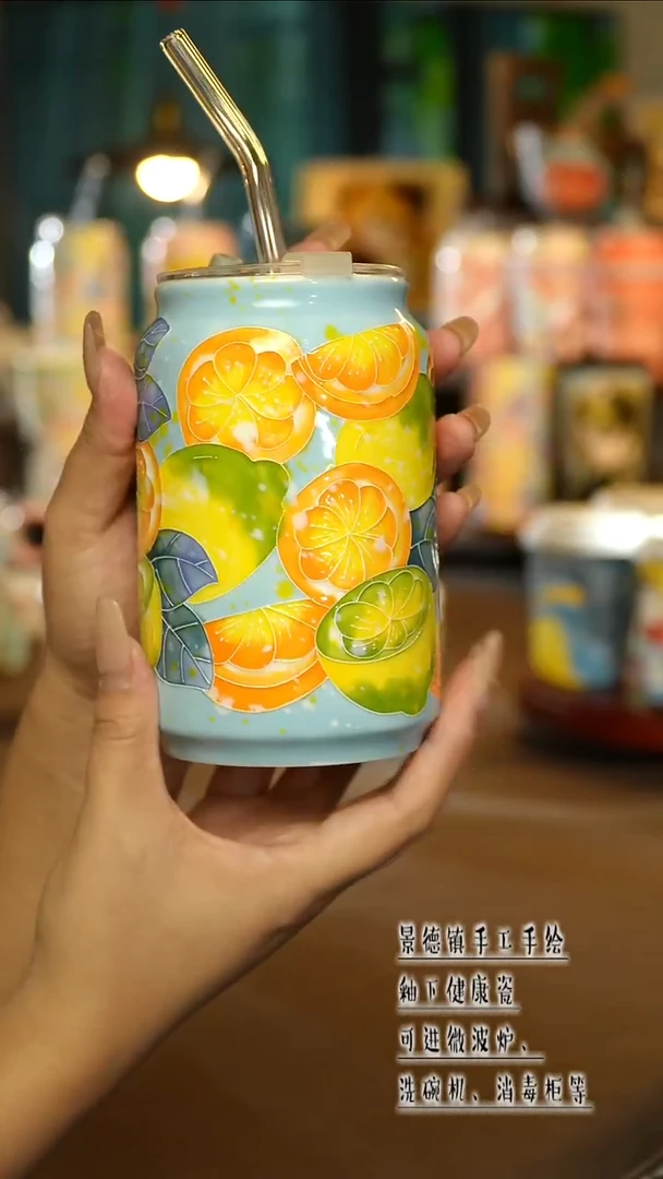 景德镇陶瓷手工手绘&A134