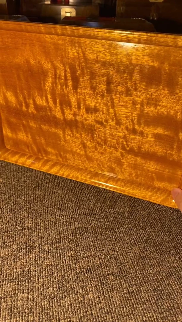 【闪购商品】金丝楠木艺金丝楠文承盘F25