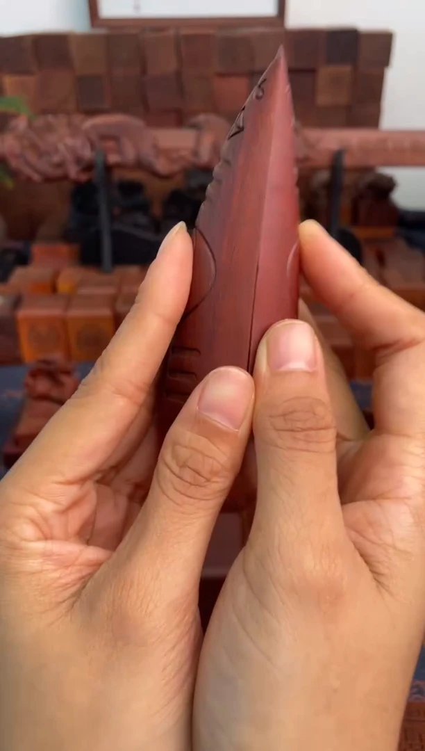 枣木9公分圣杯八图款+说明书