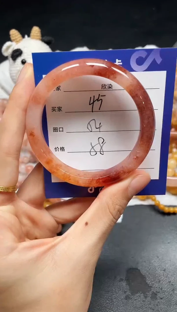 未镶嵌手镯石英质玉45