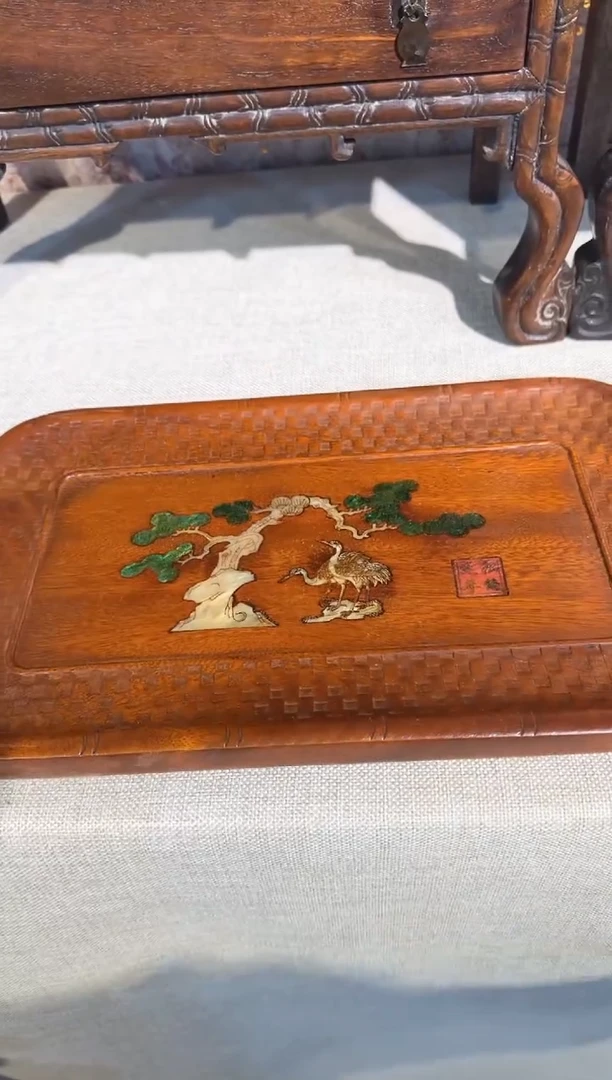 【闪购商品】木茶盘   工艺品  摆件