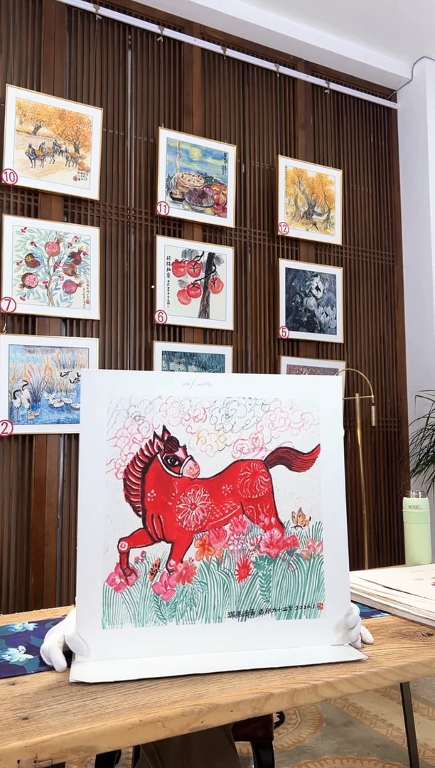 版画版画耿玉琨名章限量版画S