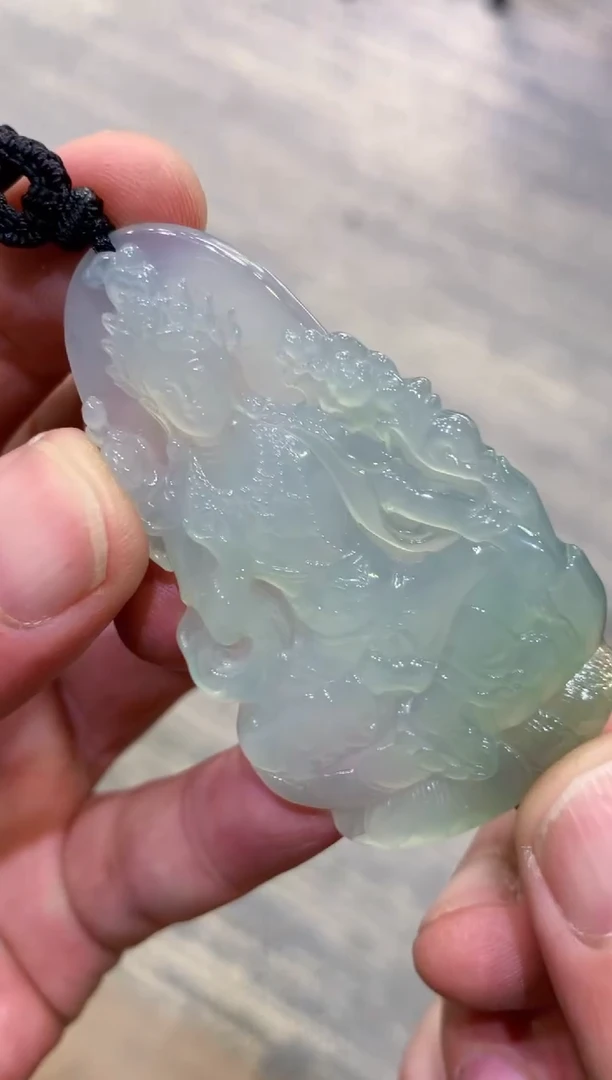 颈饰未镶嵌翡翠天然A货翡翠