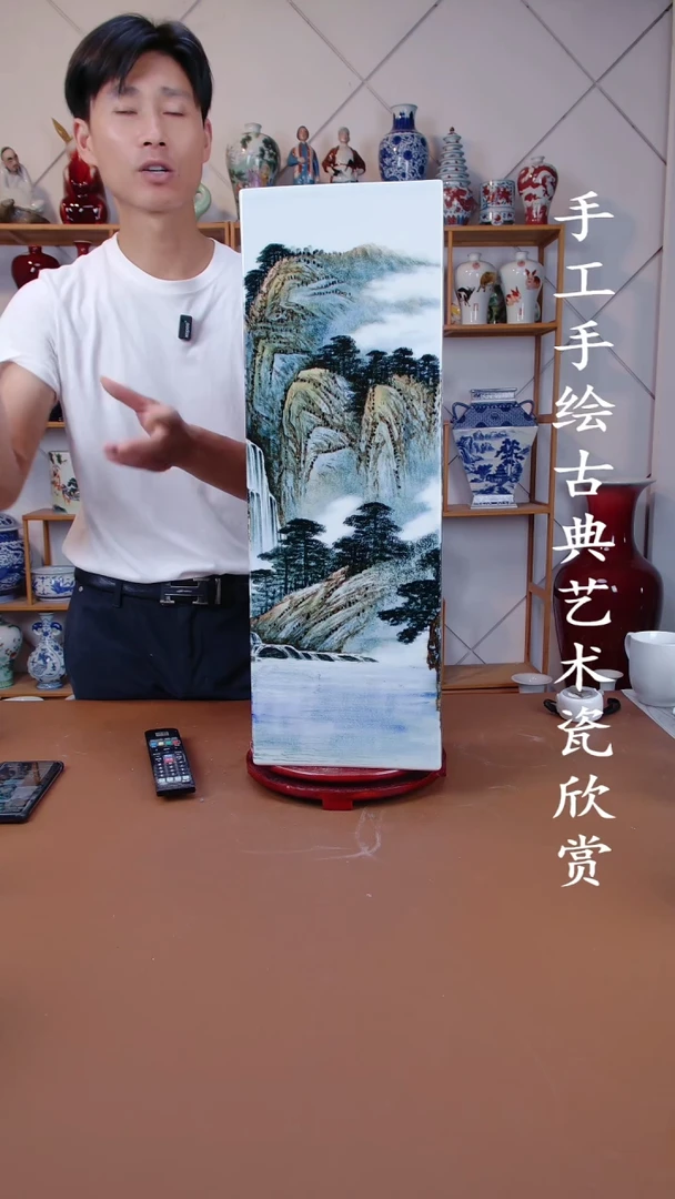 摆件景德镇手工手绘陶瓷摆件93