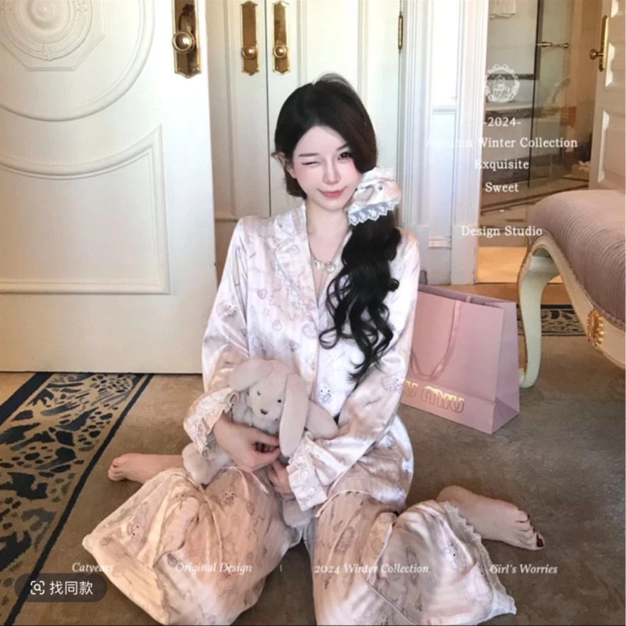 【可可爱爱】2025新款睡衣套装女家居服可外穿