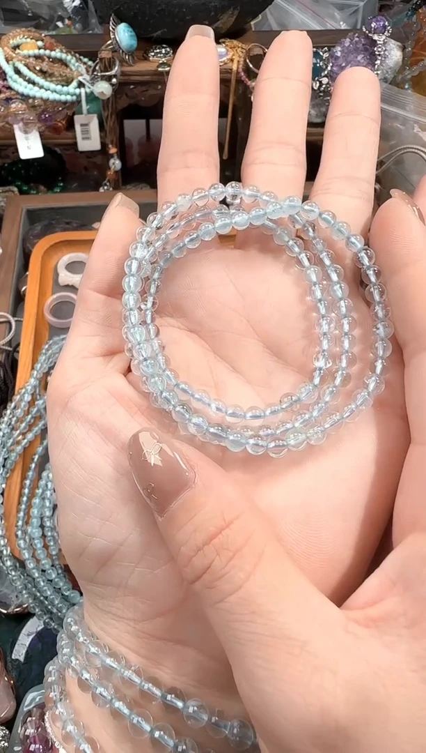 海蓝宝石手链未镶嵌65156465464644