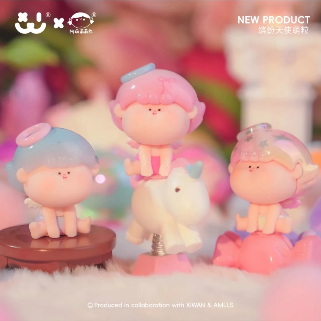 七七【拆盒】萌粒（大yu吃小yu日常版）系列潮玩盲盒代拆