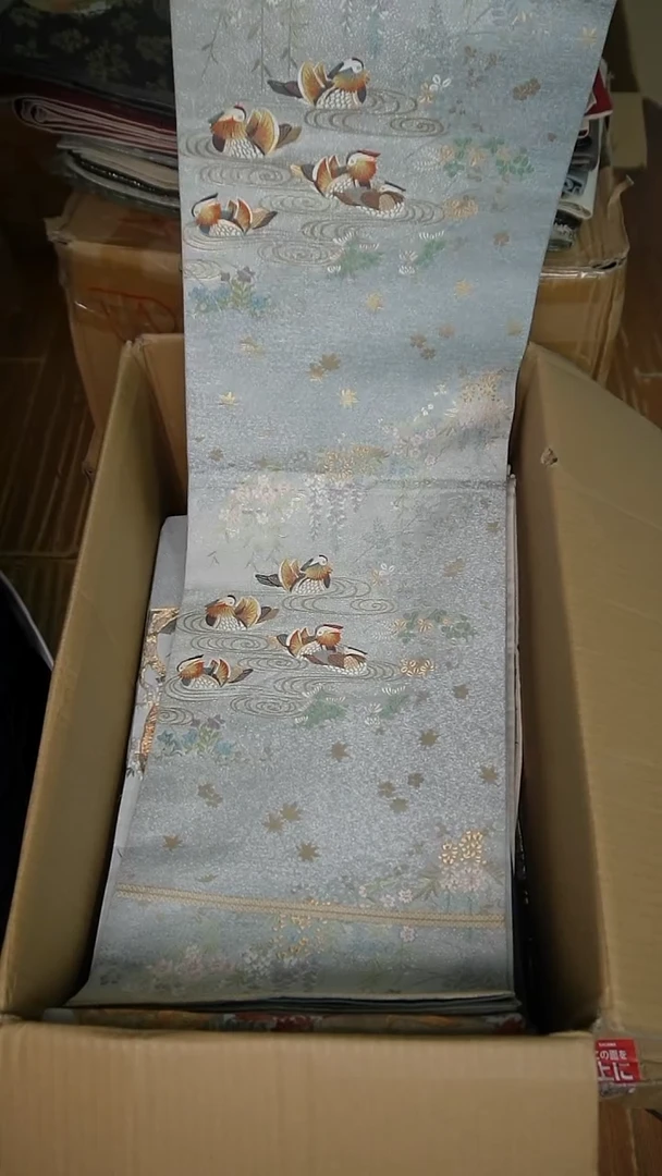 织绣38素雅鸳鸯戏水