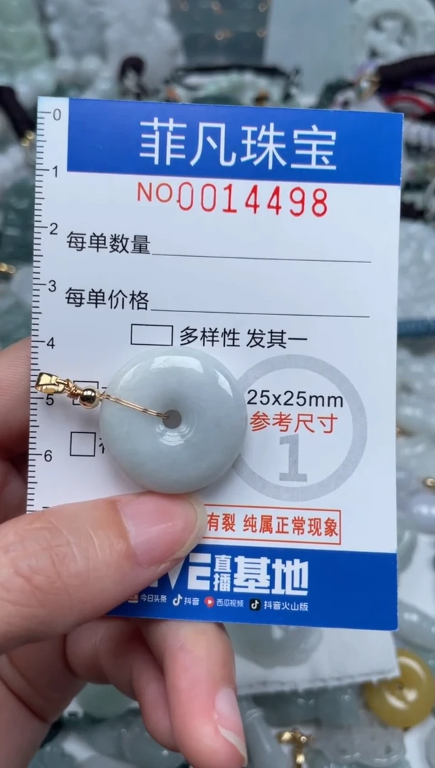 颈饰未镶嵌翡翠14498