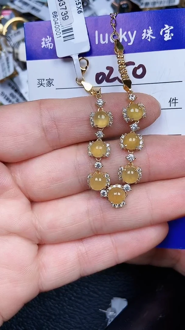 颈饰银S925镶嵌翡翠250