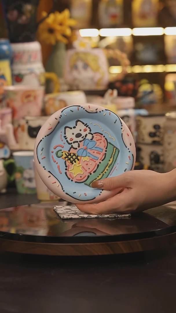 景德镇釉下彩绘设计师款式陶瓷