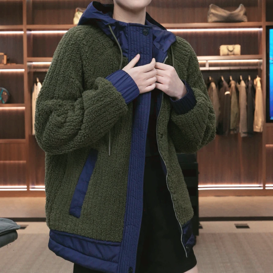 【绘尚D1JH黛仪3139】美式秋冬休闲百搭情侣款个性外套W253139