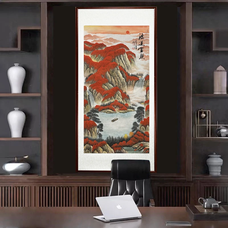 孙献良国画作品 鸿运当头图 纯手绘