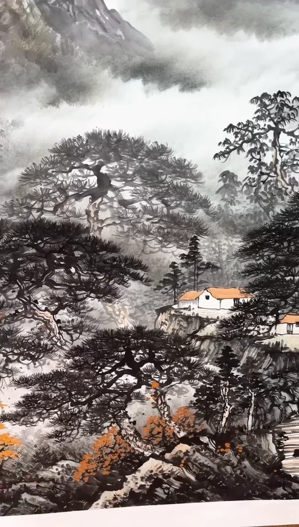 【闪购商品】国画周建真老师亲笔绘画作品27-88