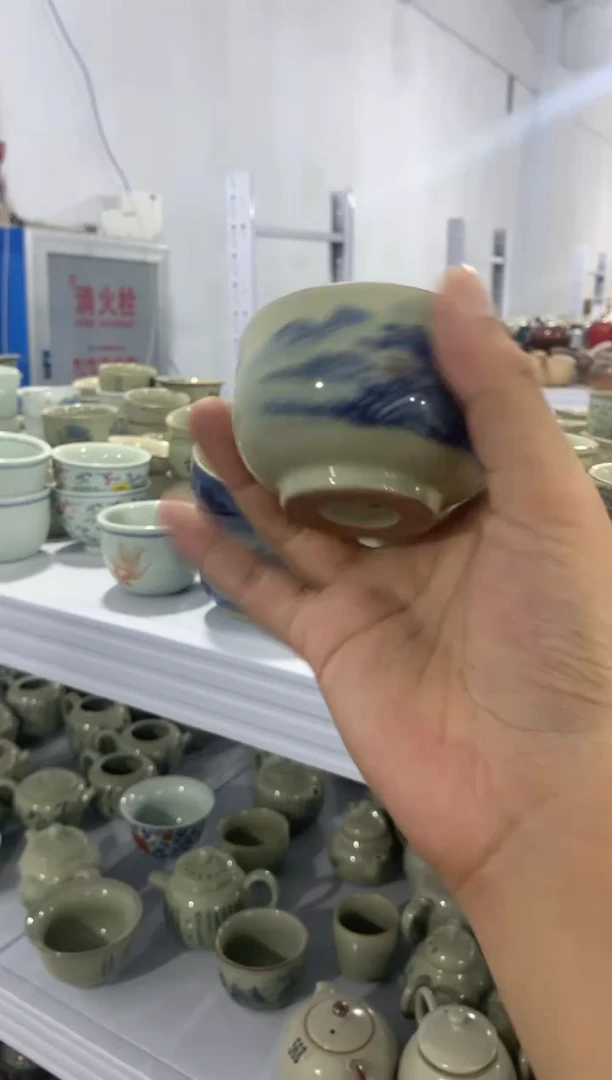 茶壶、盖碗、主人杯、客杯（轻轻微瑕介意勿拍）