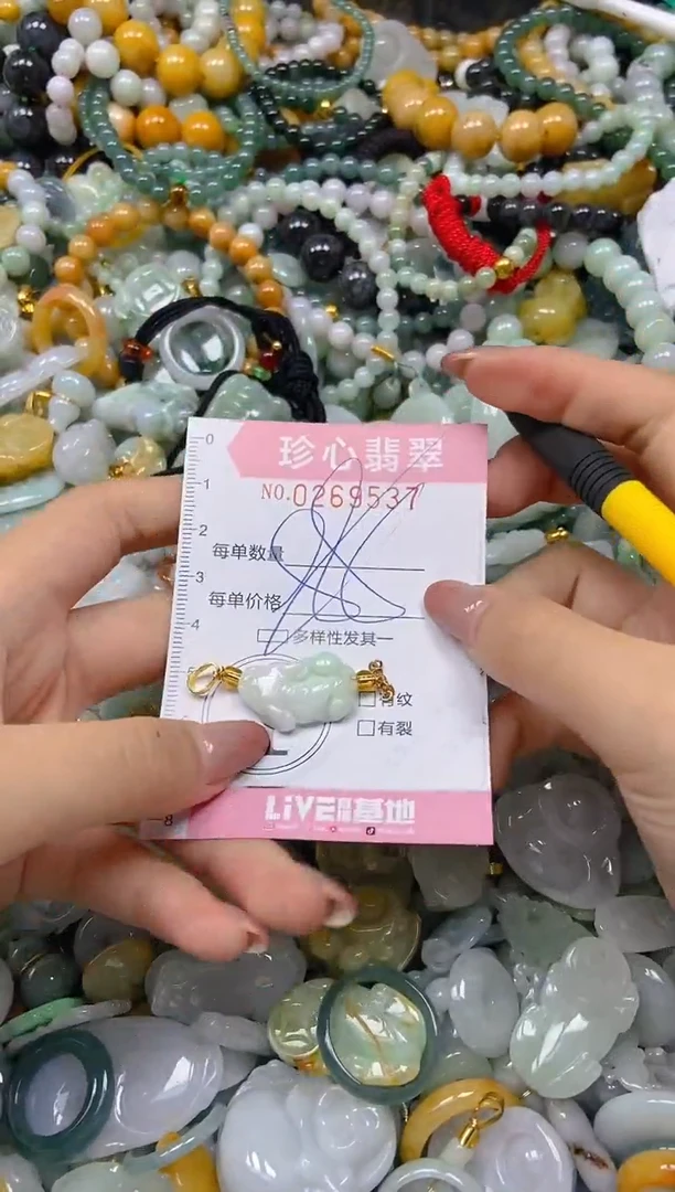 翡翠未镶嵌颈饰闪购0269537多样性发其一