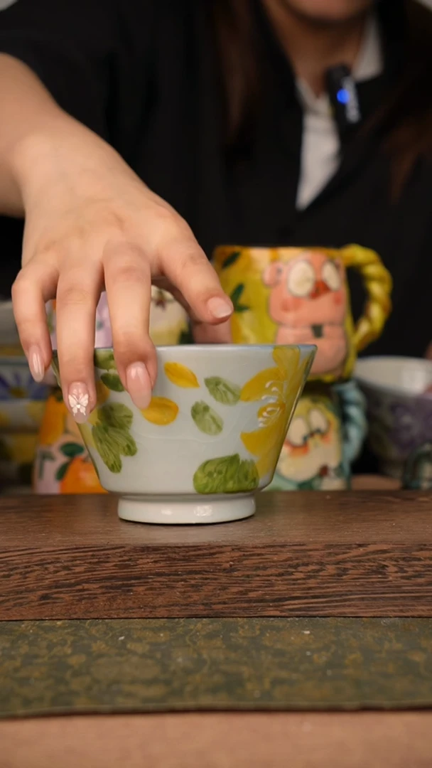 杯子泥垚手作 景德镇手工手绘器物