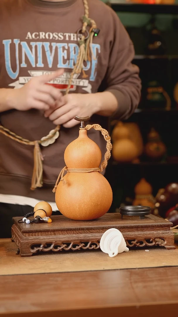 34号精品天然大漆酒葫芦一物一拍~