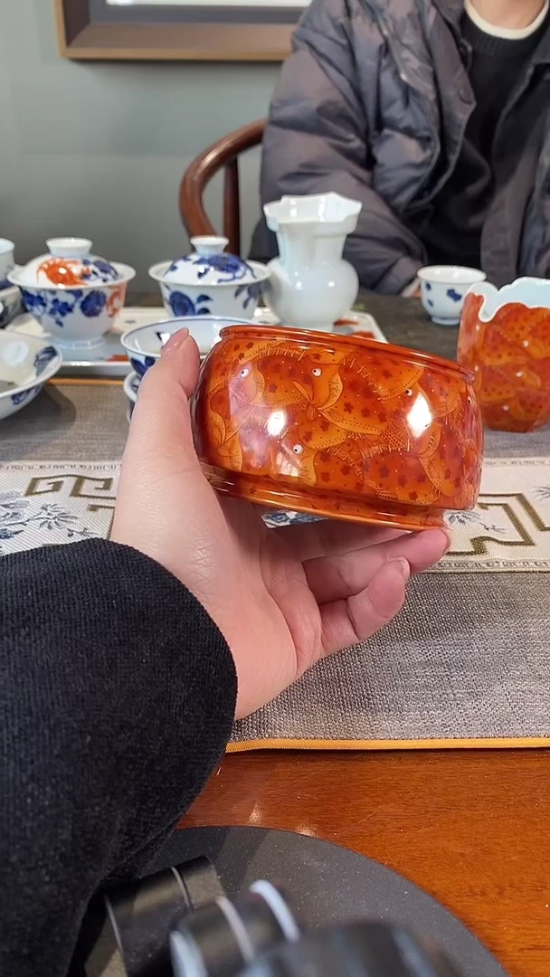 瓷小卿亭  好多鱼水洗
