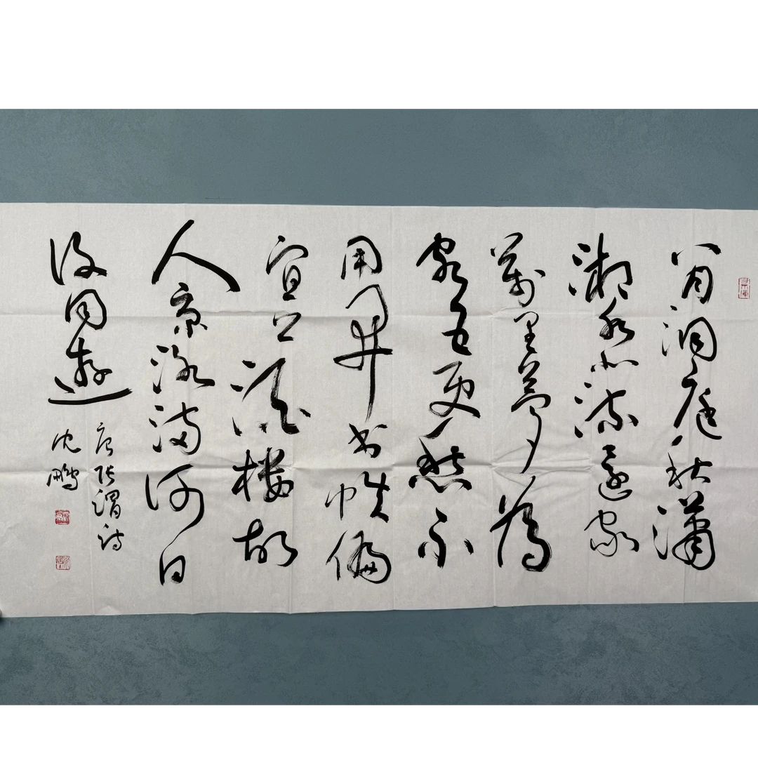 S-1411 沈鹏 书法 136*68cm 约8平尺