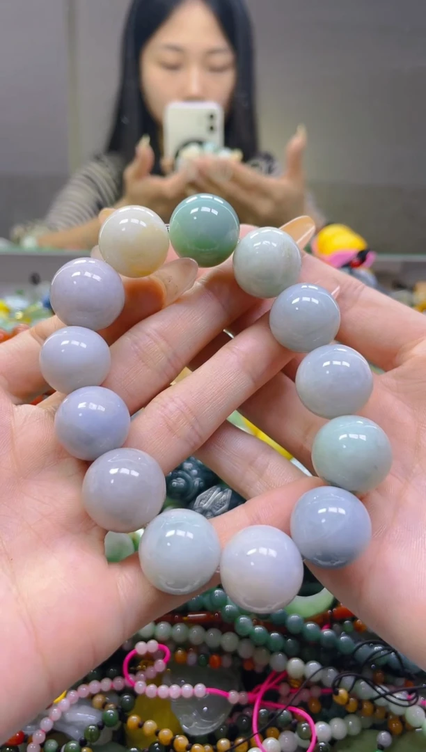 翡翠未镶嵌颈饰17/K/翡翠A货一图一物