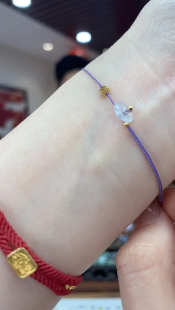 【闪购商品】翡翠手绳18K金镶嵌手绳 多样性发*1件