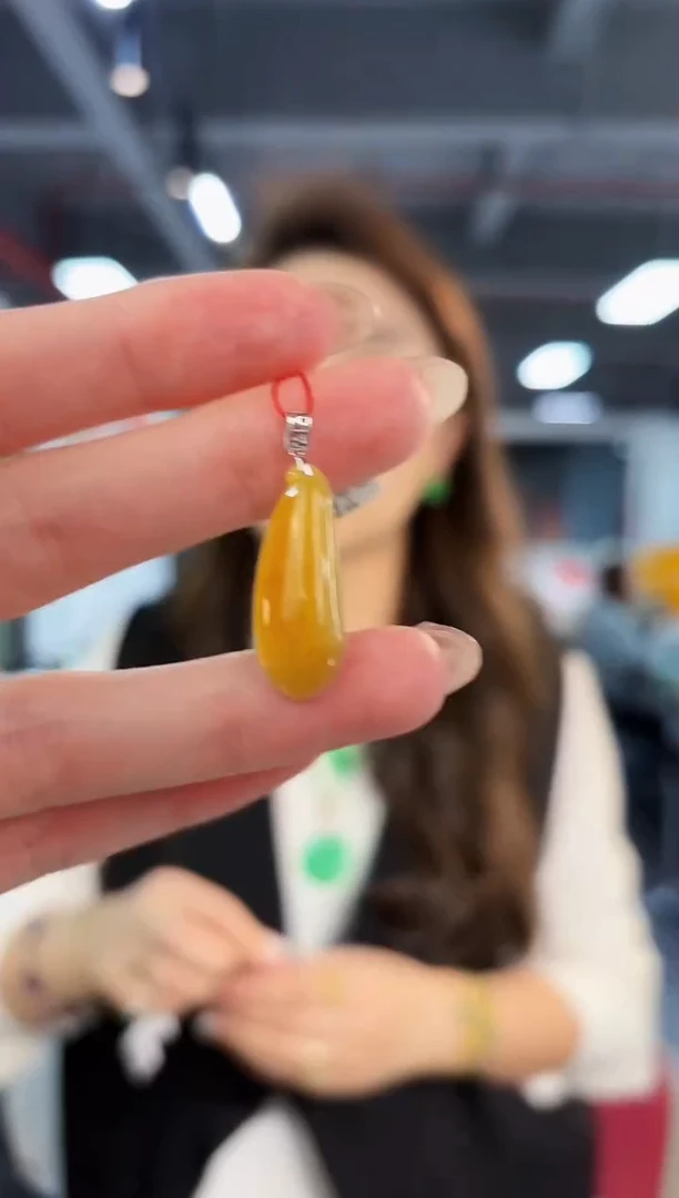 【闪购商品】翡翠颈饰18K金镶嵌缅料A货/支持复检/一件