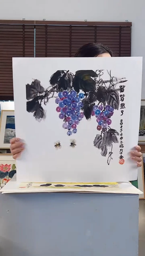 版画耿玉琨亲签限量版画作品S版