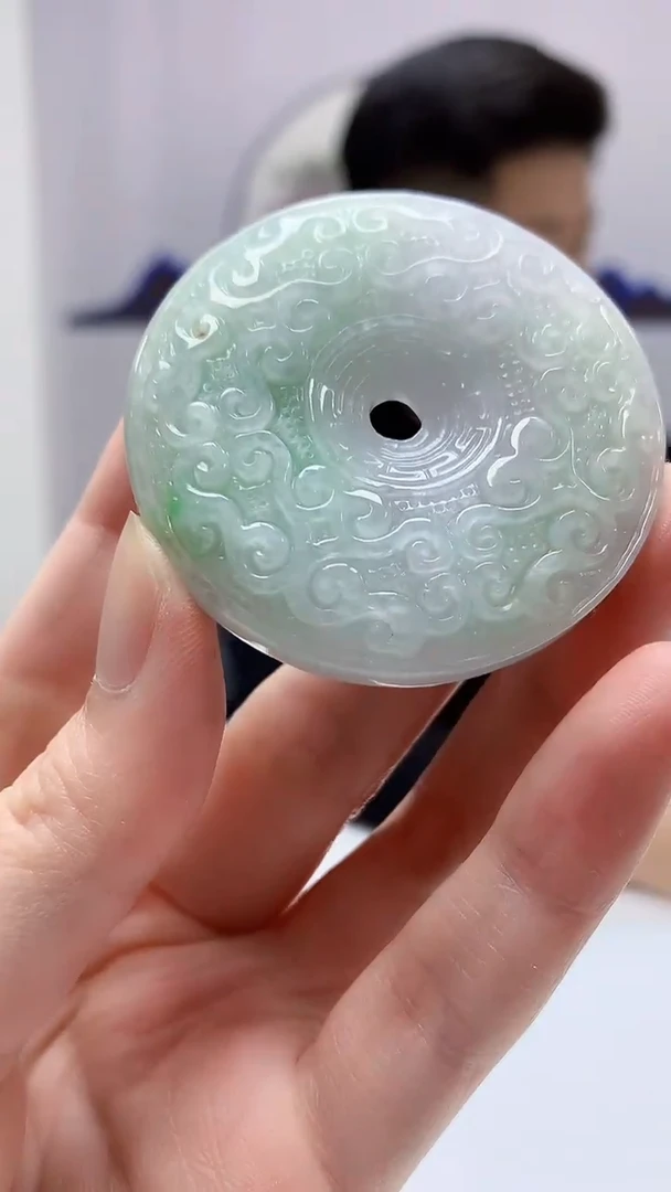 【闪购商品】定制翡翠未镶嵌4917zm-毛货挂件扣子68