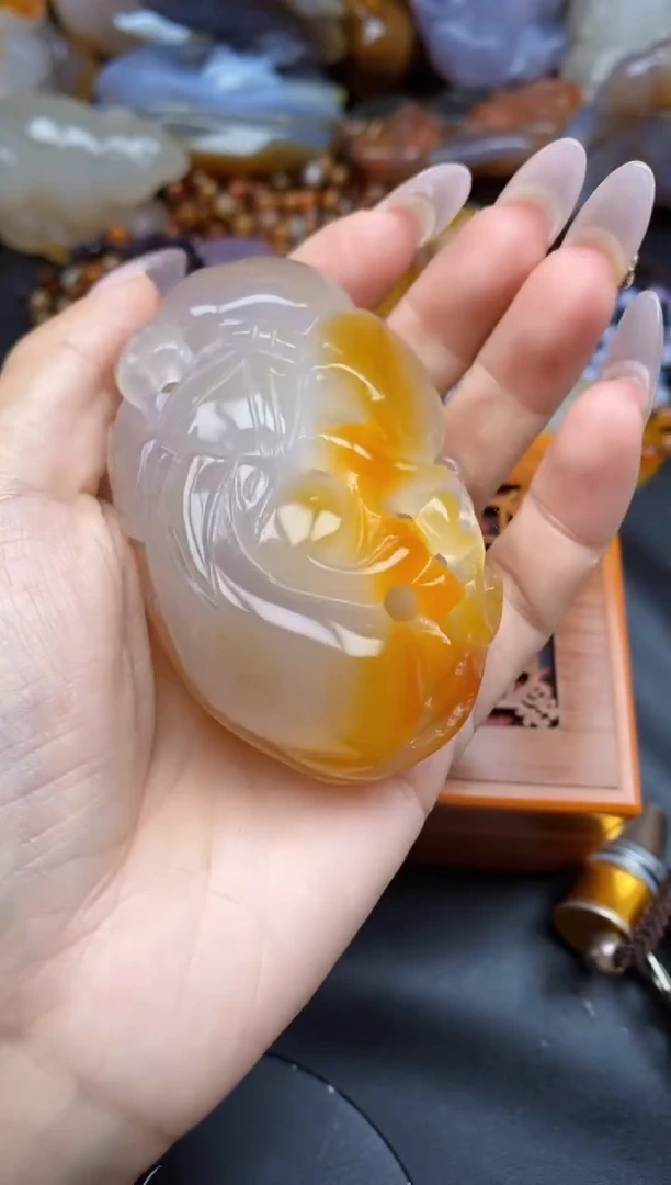 【闪购商品】玛瑙/玉髓颈饰未镶嵌ll