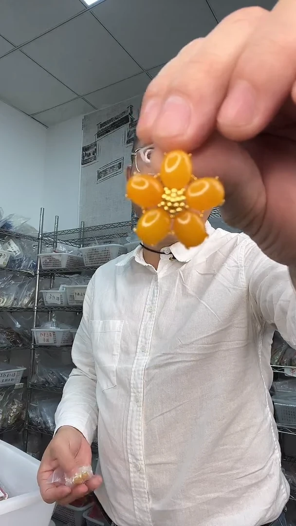 裸石琥珀未镶嵌天然蜜蜡G0421